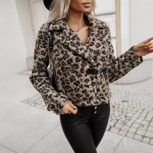 Leona Luxe Leopard Coat