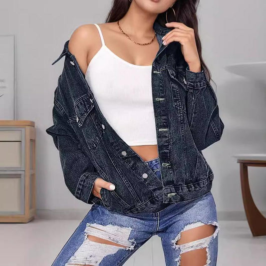 Chloe Oversized Distressed Denim_Jacket