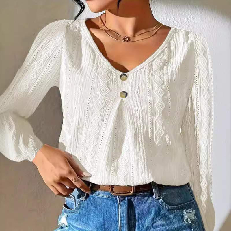 Eloise Eyelet Shirt_Top