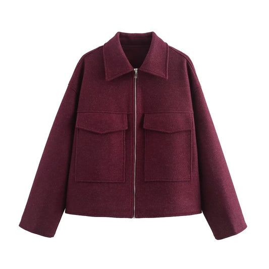 Isabella Wool Utility Jacket