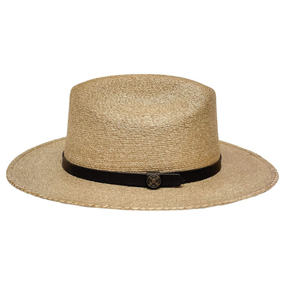 AMARILLO - HANDMADE MENS PALM OPEN ROAD STRAW HAT