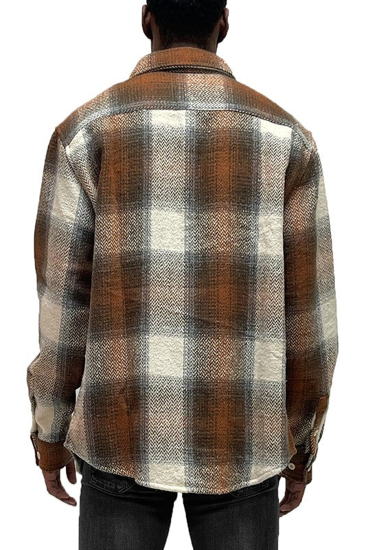 Grand Canyon Men's Flannel Shirt Jacket Shacket choice of colors