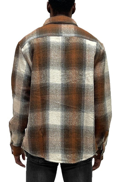 Grand Canyon Men's Flannel Shirt Jacket Shacket choice of colors