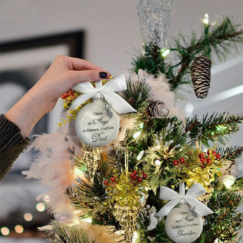 Christmas Angel in Heaven Memorial Ornament