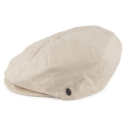 Tienda Linen Newsboy Cap - Milk