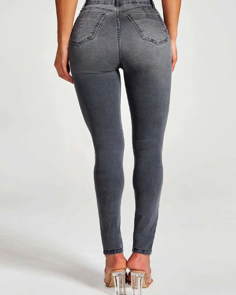 Body-Resilient High-Waist Jeans