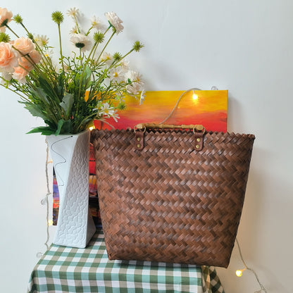 Vacation Retro Woven Bag