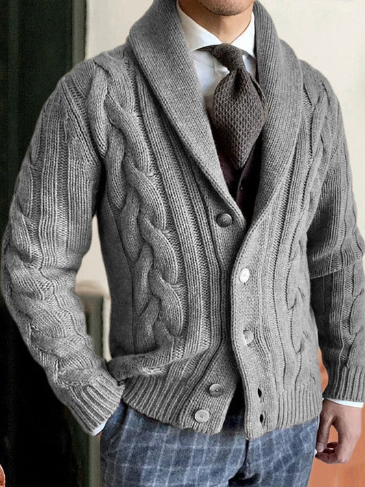 Men's Vintage Knit Cardigan