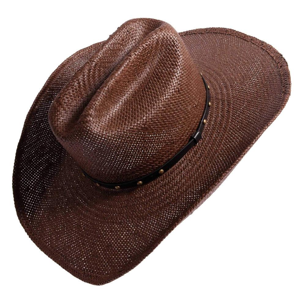 Koda | Mens Brown Straw Cowboy Hat