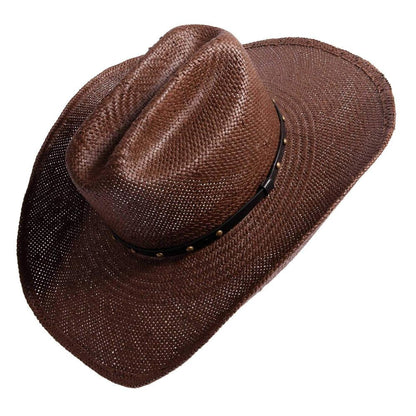 Koda | Mens Brown Straw Cowboy Hat