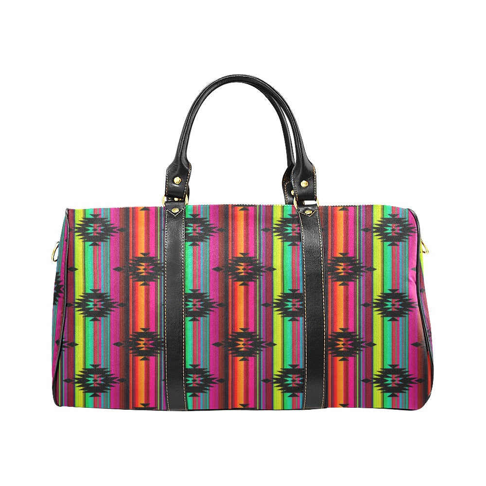 Neon Aztec Small Travel Bag