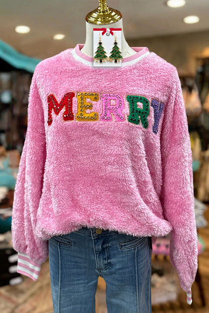 Fuzzy Merry Patch Sweatshirt