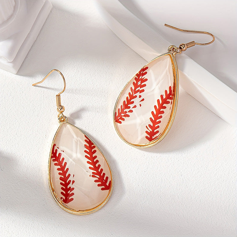 Gameday Balls Teardrop Earrings