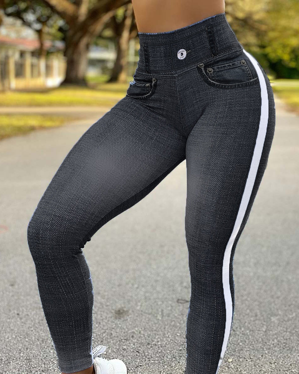 High Waist Peach Hip Lift Leggings