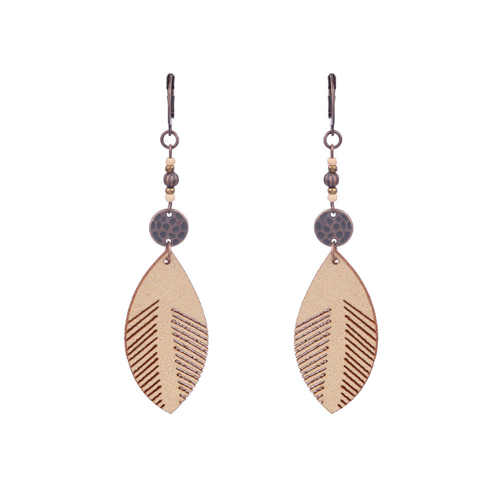 Women's Bohemian Ethnic Style Tassel Alloy Earrings