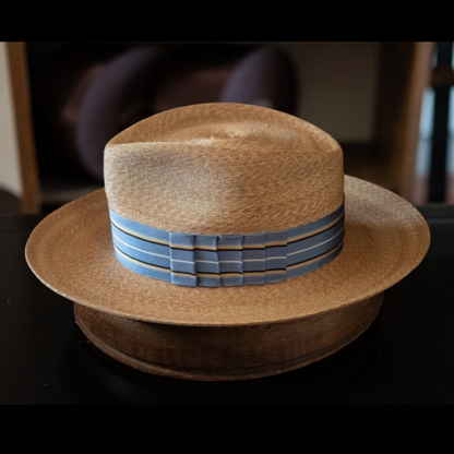 Regal Edge Straw Fedora Hat