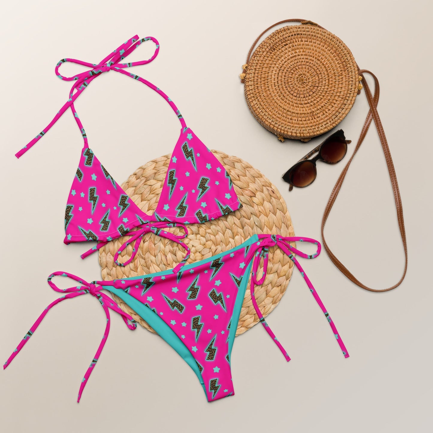 Hippie Print Bikini Set