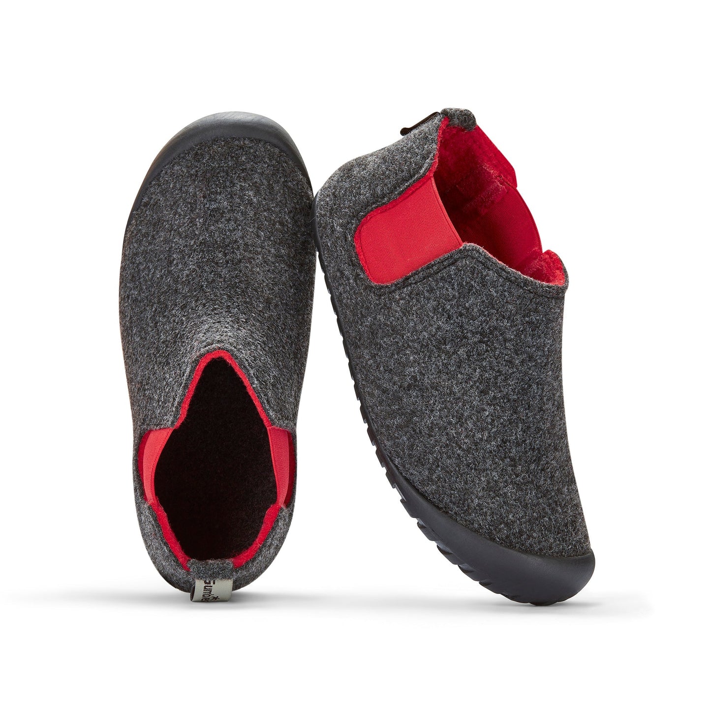 Brumby - Men's - Charcoal & Red Slippers