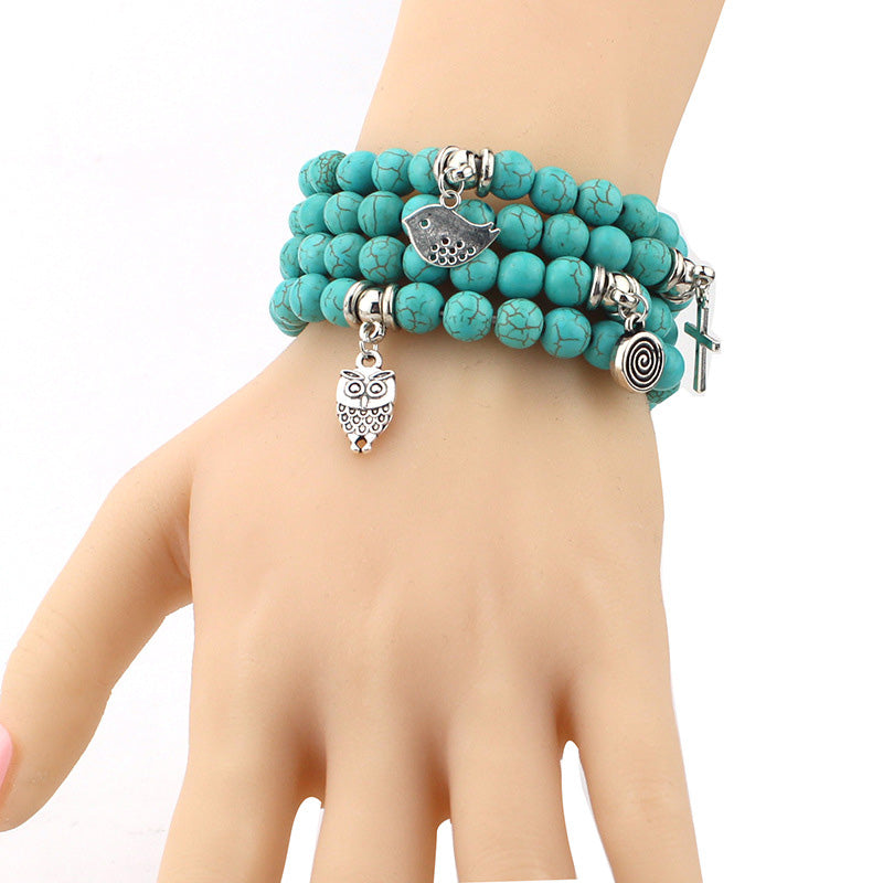 Versatile Animal Turquoise Bracelet