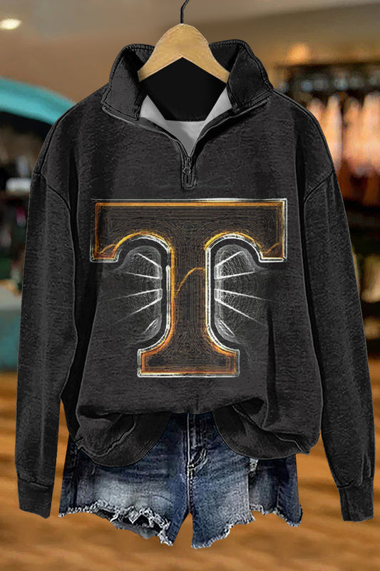 Cozy Gameday Tennessee Volunteers Print Sweatshirt