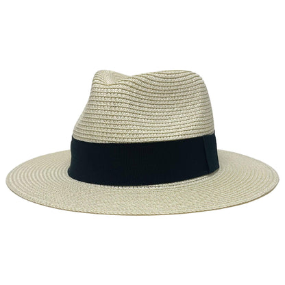 Afternoon - Womens Fedora Straw Hat