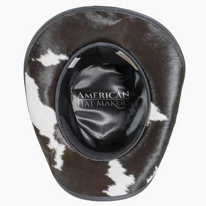 Open Road Mens Leather Cowboy Hat