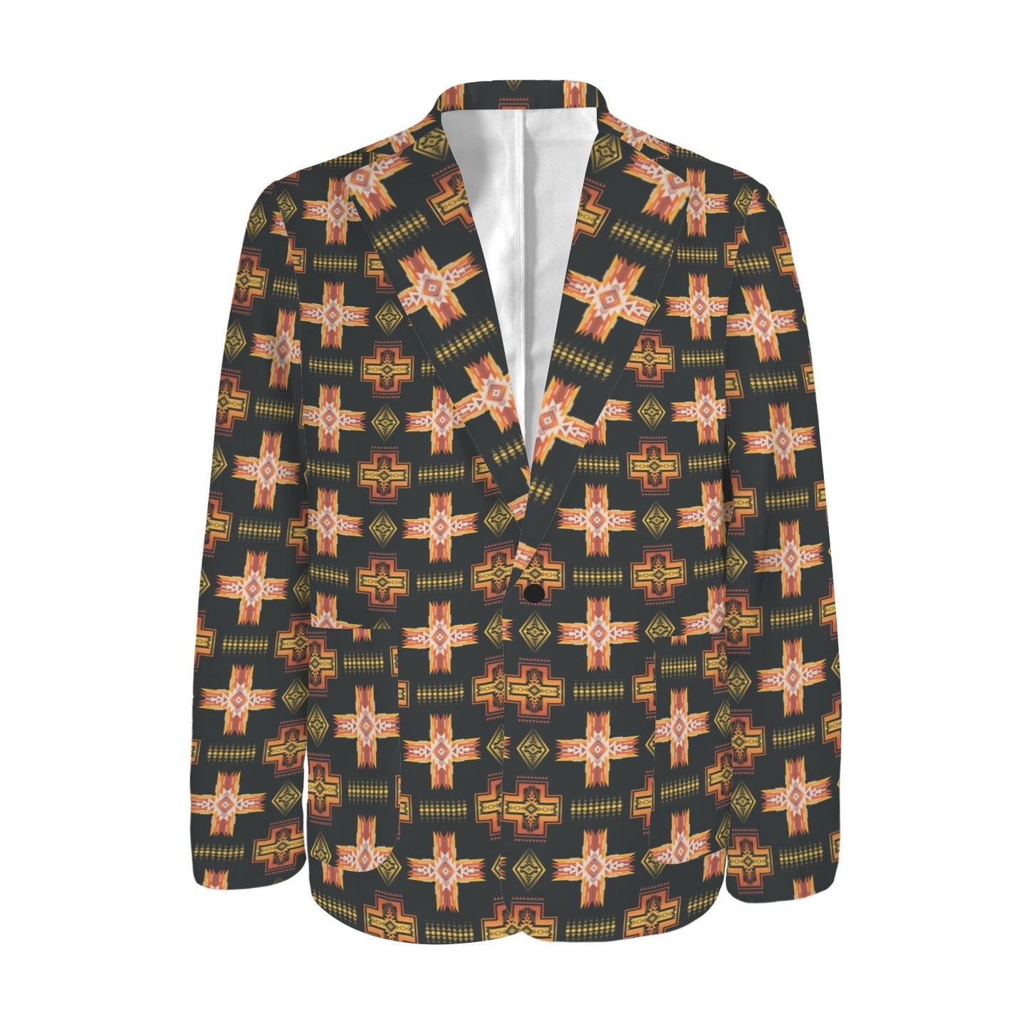 Fire Aztec Men's Western Blazer