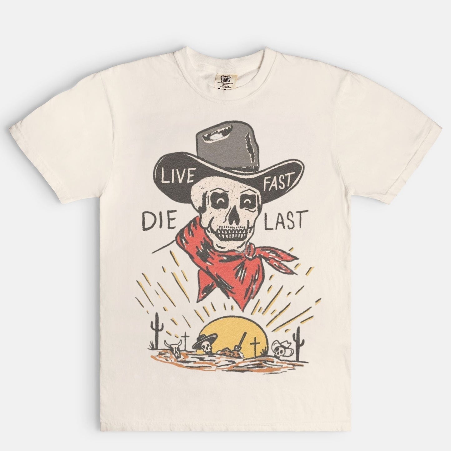 Vintage Live Fast Die Last T-Shirt