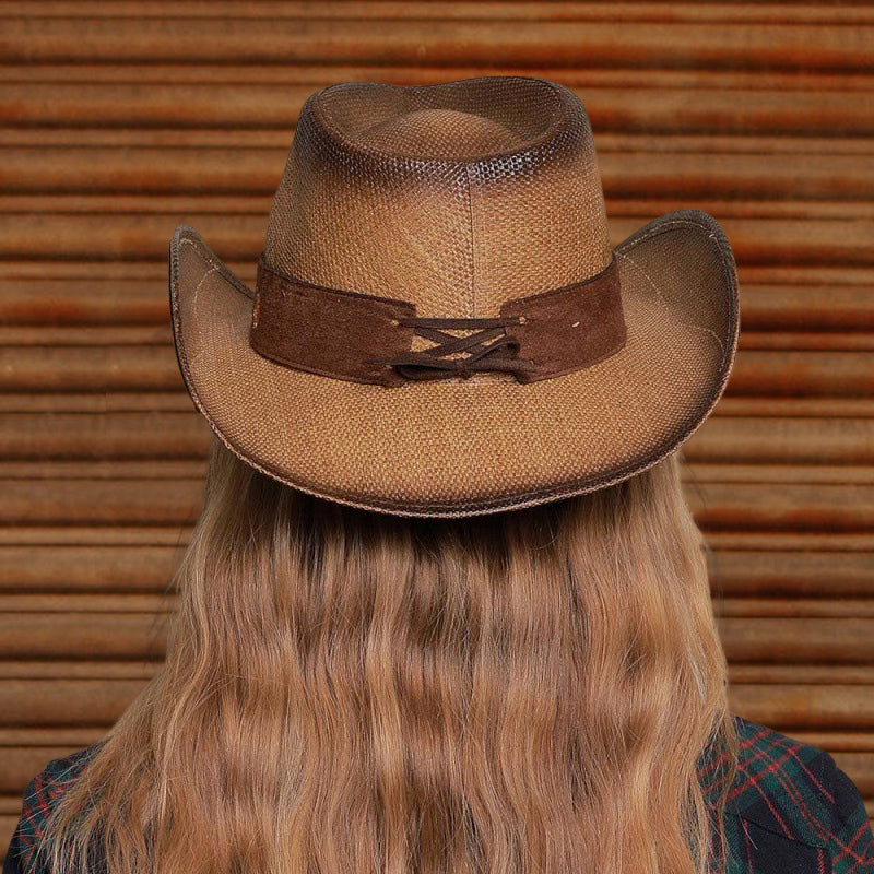 Unique Floral Embroidered Western Hat