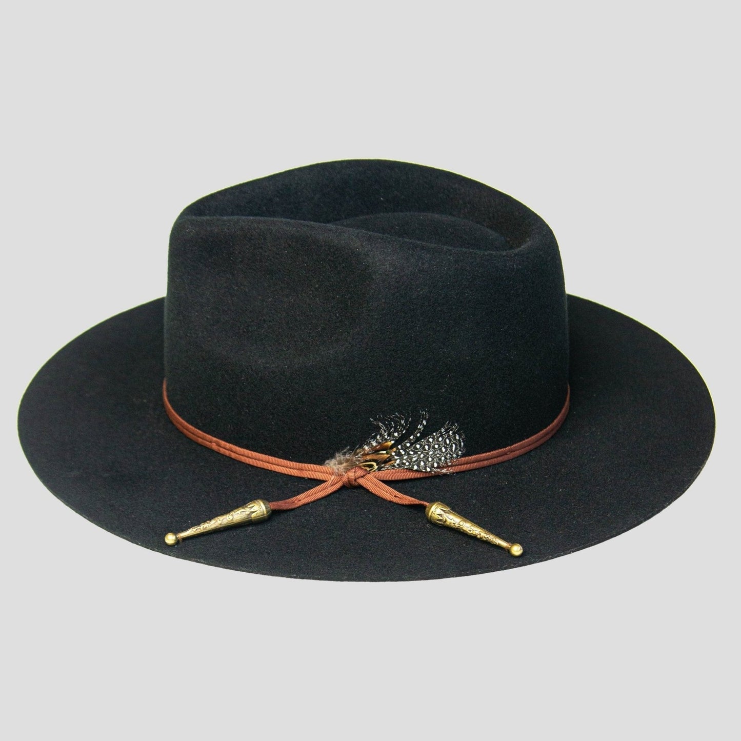 Classic Men's Felt Black Fedora Hat