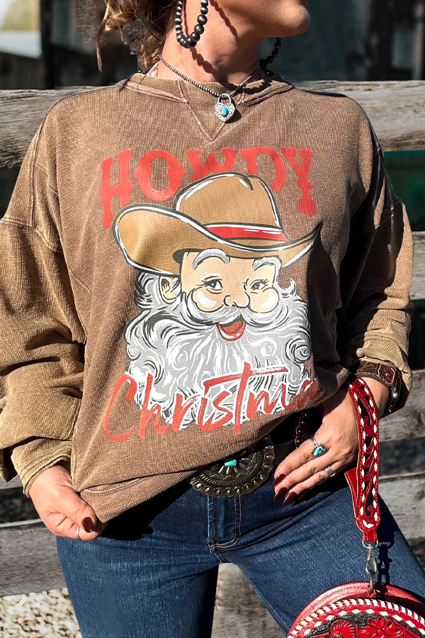 Howdy Santa Sweatshirt