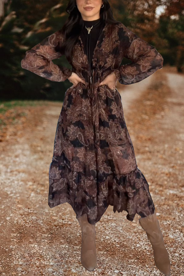 Women's Flowy Coat Dress