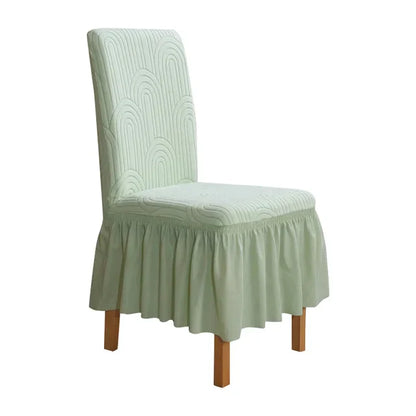 Plush Chair Cover With skirt