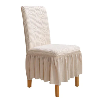 Plush Chair Cover With skirt