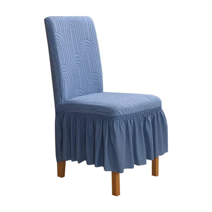 Plush Chair Cover With skirt