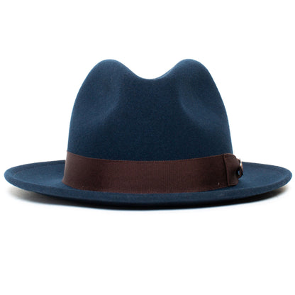 Felt Finery Series Butterfly Bow Accent Wool Fedora Hat