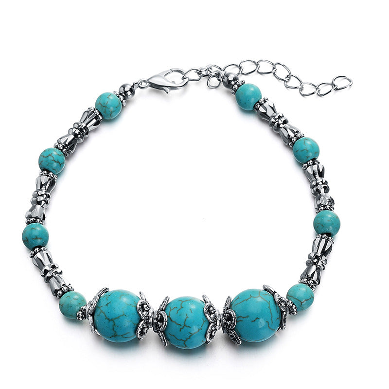 Vintage Beaded Turquoise Bracelet