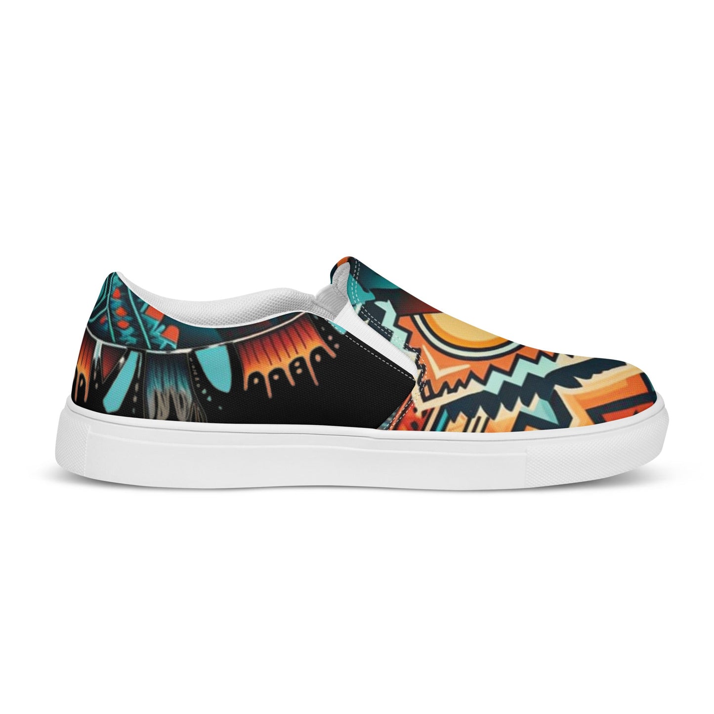 Southwestern Women__ Slip-on Canvas Shoes