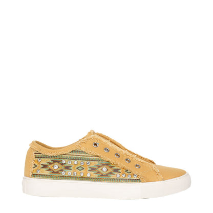 Montana West Aztec Printed Canvas Shoes