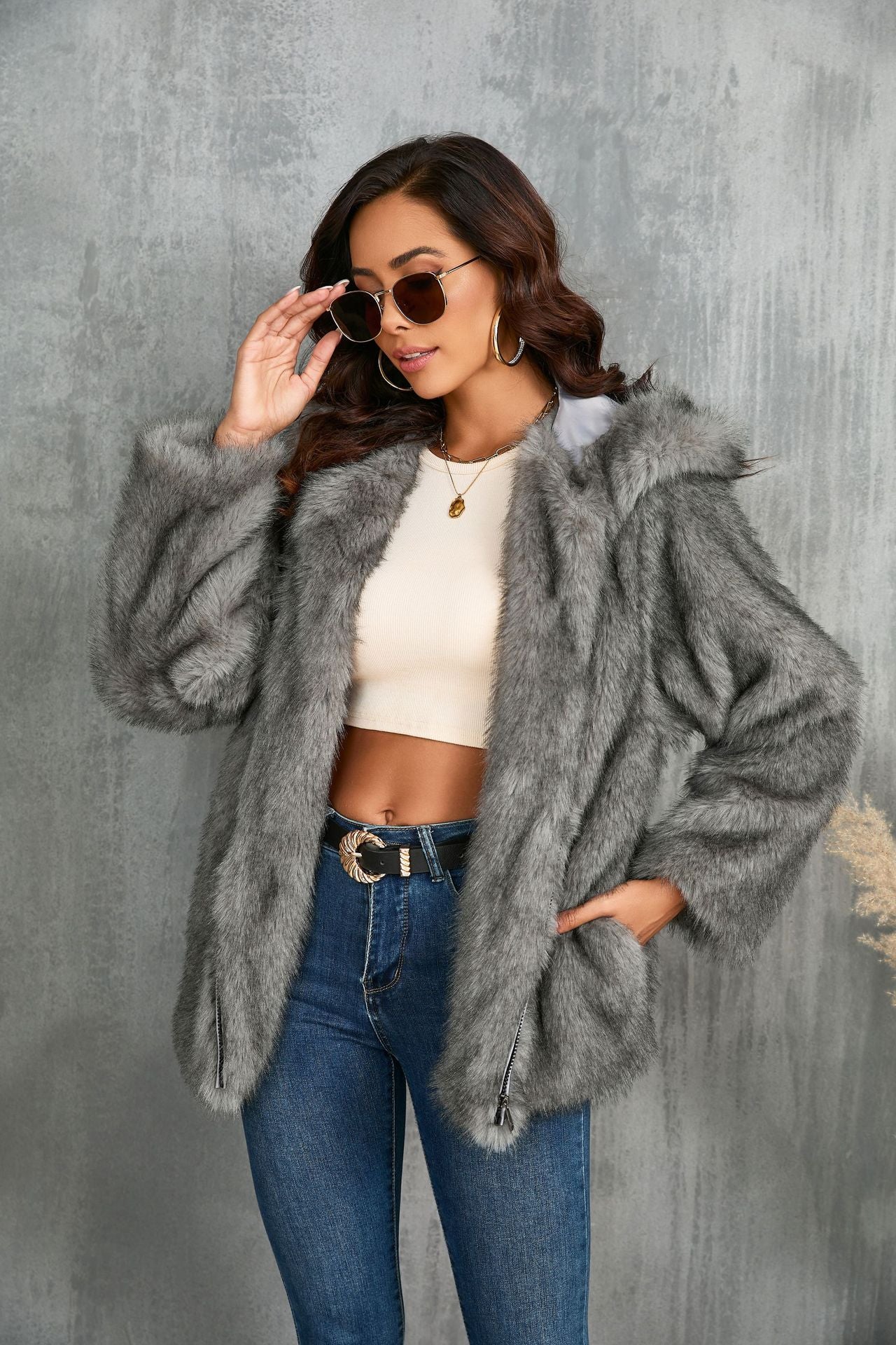 Sienna Luxe Faux Fur Jacket