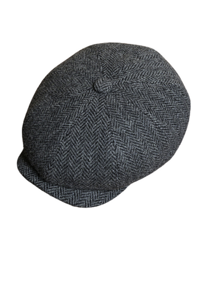 Heritage Wool Tweed Newsboy Hat