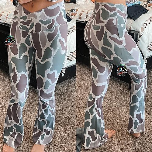 Marsh Camo Flare Leggings