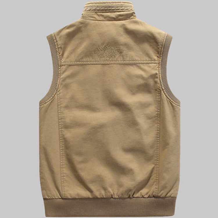 Men's Vintage Multi-pocket Vest