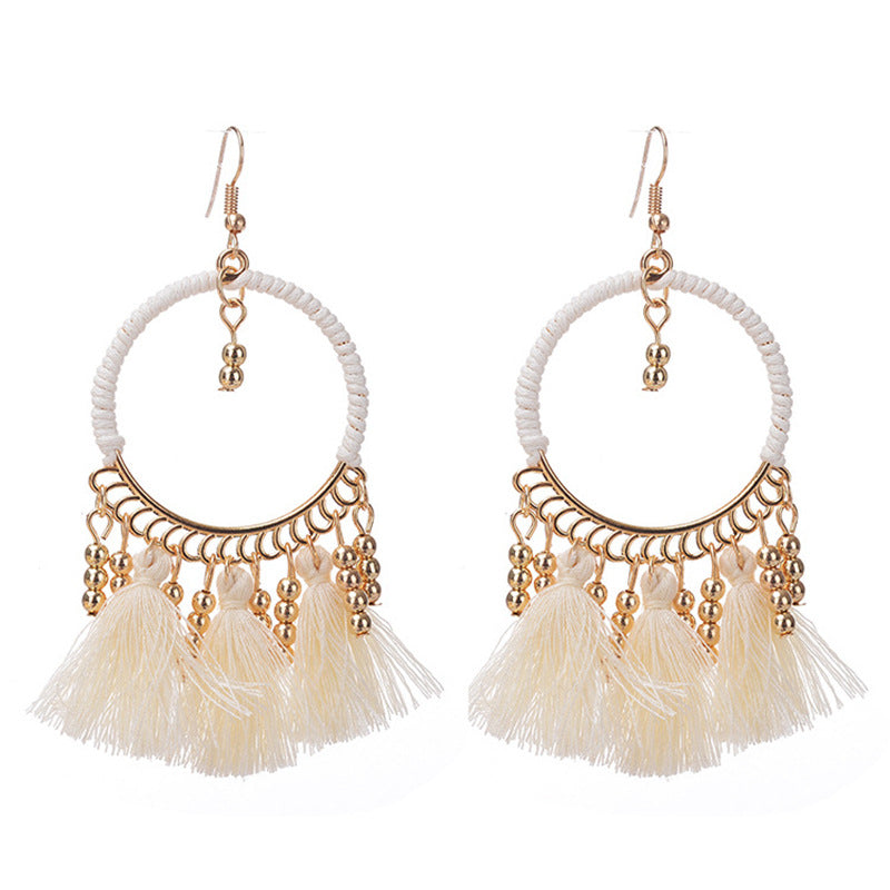 Women's Ethnic Style Tassel Earrings