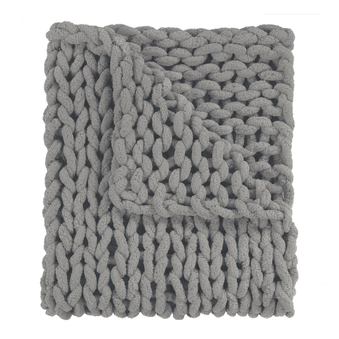 Chunky Chenille Knit Throw choice of colors