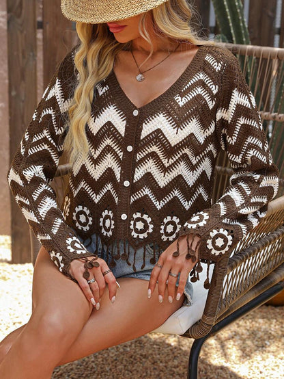 Desert Dance Crochet Cardigan