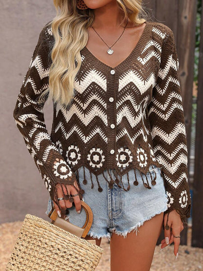 Desert Dance Crochet Cardigan