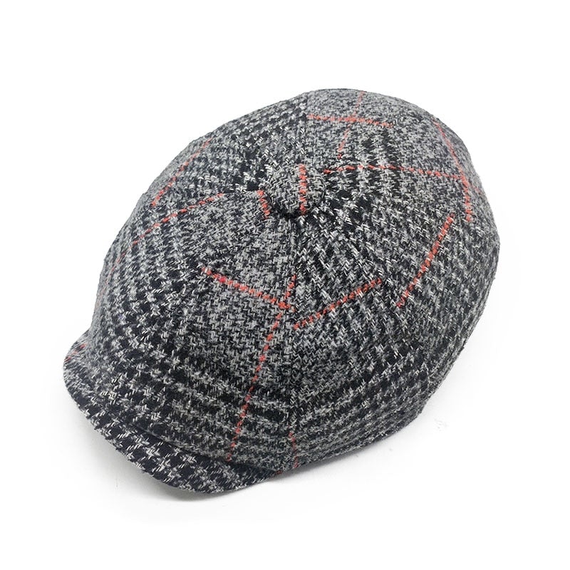 "Landek" Newsboy Wool Cap