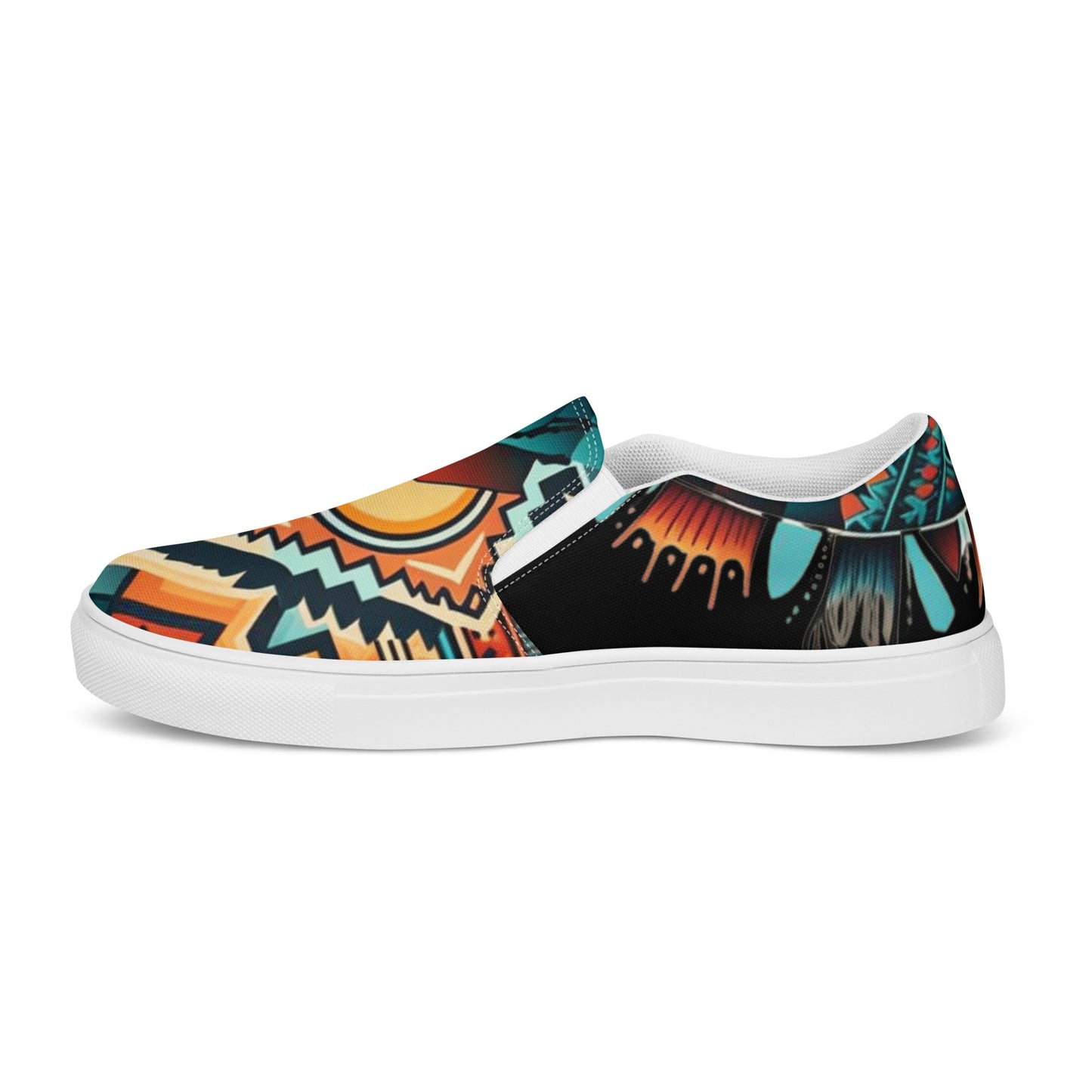 Southwestern Women__ Slip-on Canvas Shoes