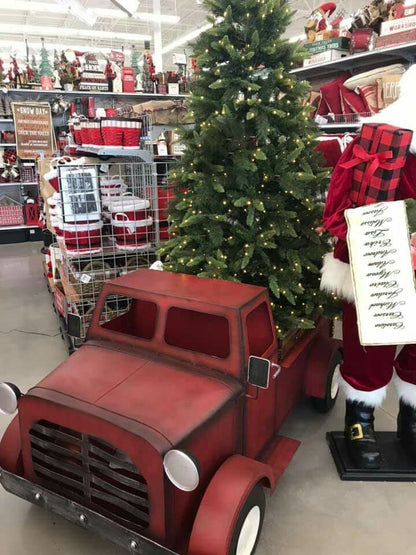 🎁Large Iron Christmas Farmhouse Truck🌲